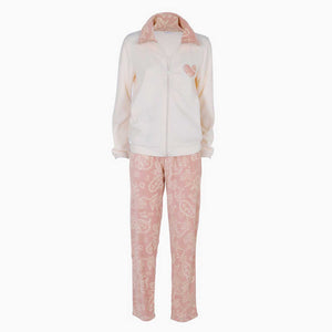 Pigiama donna motivo paisley in polar fleece Lovable L0DNC