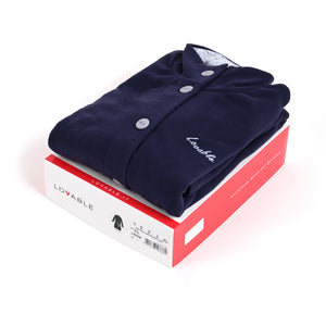 Giacca da Camera in caldo polar con fusciacca in vita Lovable - Modello L0DO8