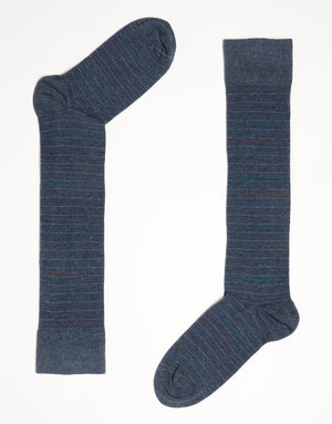 Calze Lunghe Uomo in Cotone con righe Set da 2 paia Lovable L0DRR
