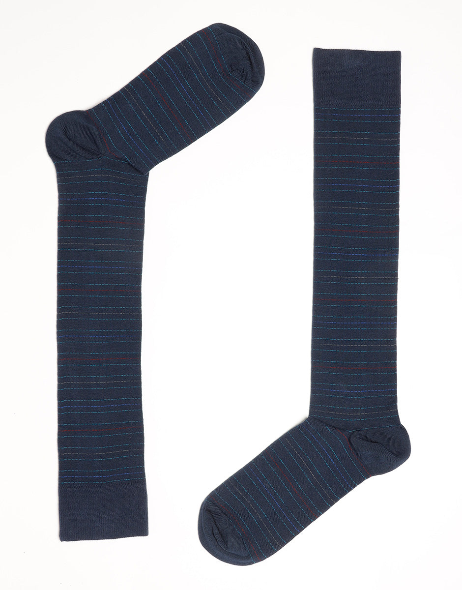 Calze Lunghe Uomo in Cotone con righe Set da 2 paia Lovable L0DRR
