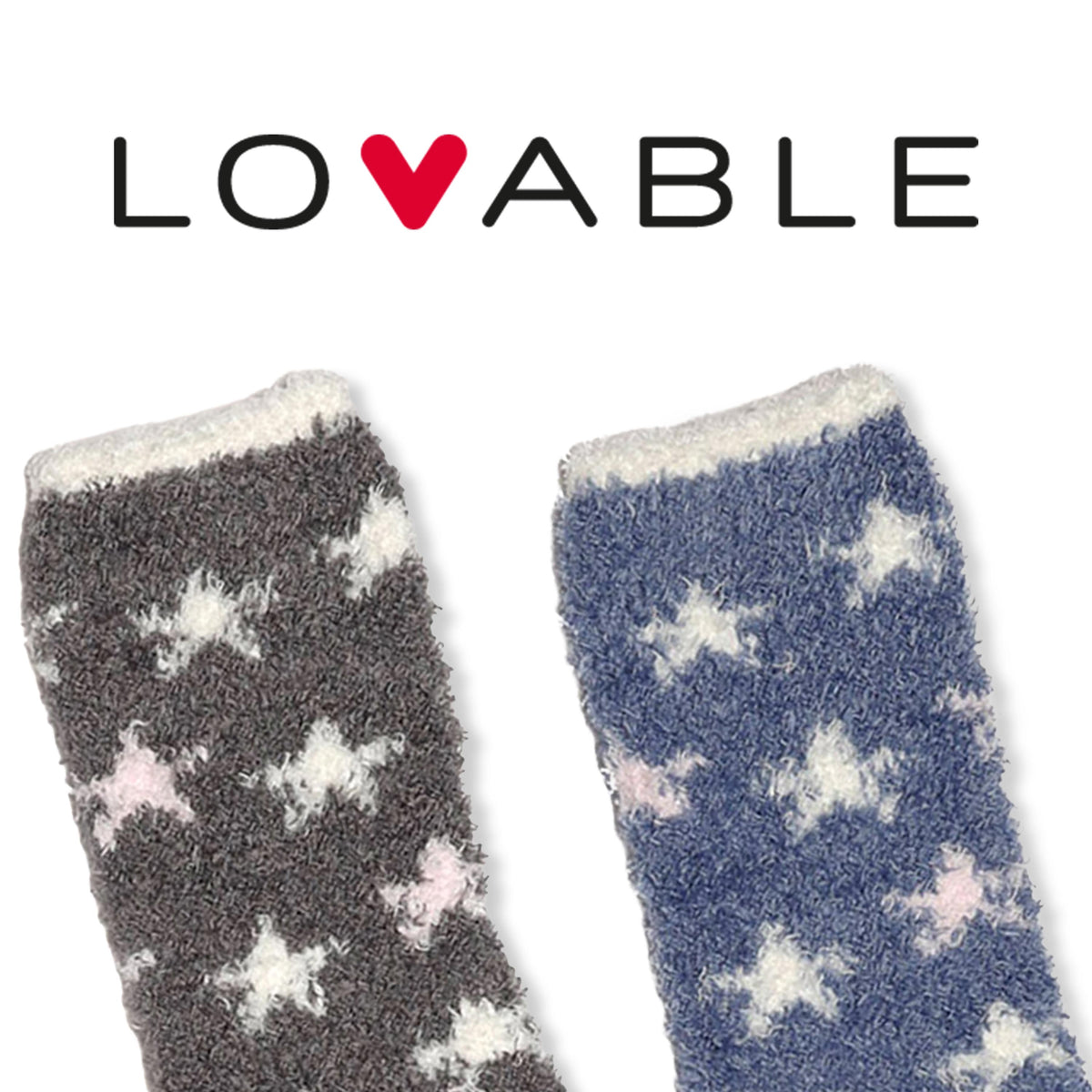 Calze Donna con Pelliccetta e Fantasia Stelline set da 2 paia LOVABLE L0DRU
