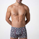 Boxer uomo natalizio cotone elasticizzato Lovable L0E9W 