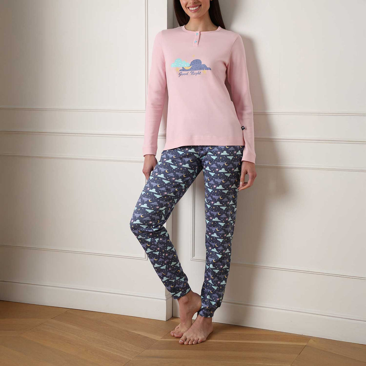 Pigiama donna caldo cotone Lovable L0EAD