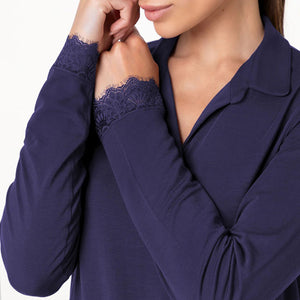 Pigiama donna aperto modal e pizzo Lovable L0EIA