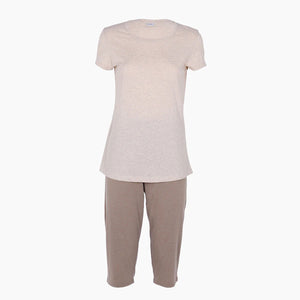 Pigiama donna pantalone capri in cotone Lovable L0ET9
