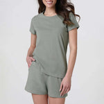 Pigiama donna corto 100% cotone Lovable L0ETE