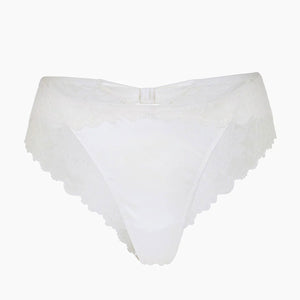 Slip brasiliana in pizzo e microfibra traslucida Lovable L0ETU