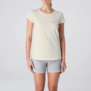 Pigiama donna corto in cotone Lovable L0F0R