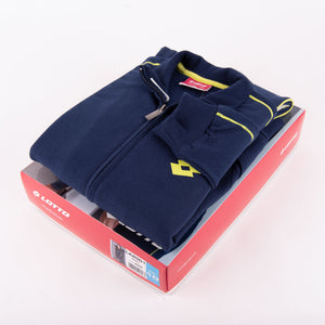 Tuta bambina ragazza Lotto LA2001 aperta cotone felpato denim