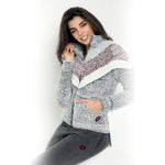Pigiama Lotto LA3031 donna in pile sherpa grigio