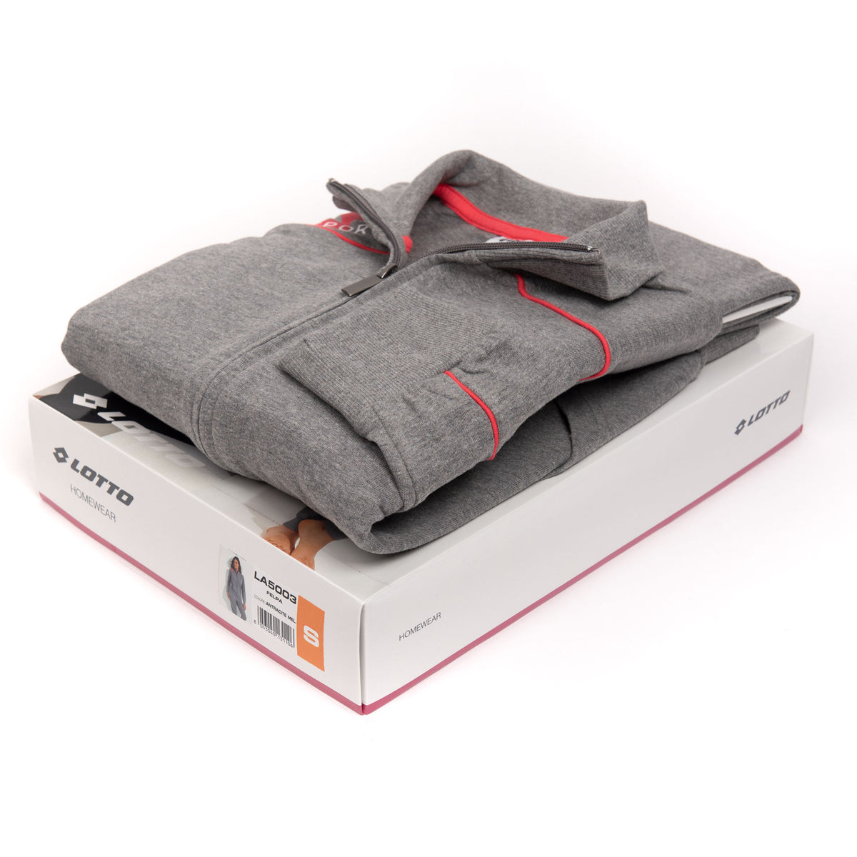 Tuta donna Lotto LA5003 cotone primaverile antracite melange