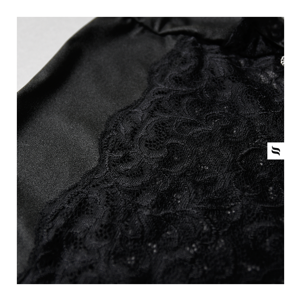 Corsetto con reggicalze + perizoma in pizzo Obsessive Laluna