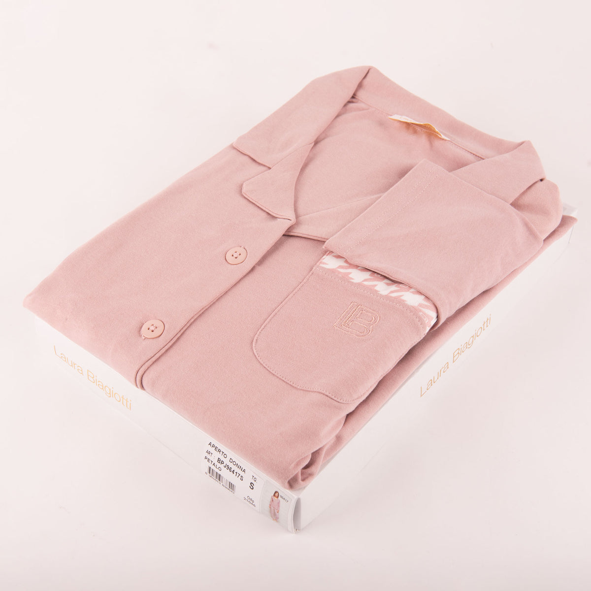 Pigiama donna Laura Biagiotti 96417 aperto petalo 