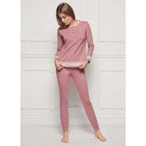 Pigiama donna Laura Biagiotti 96419 pizzo begonia