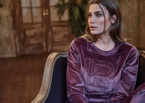 Tuta donna invernale Laura Biagiotti 96464 velluto gianduia
