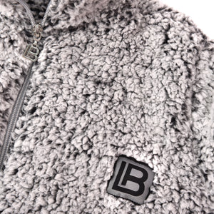 Giacca donna invernale pile sherpa Laura Biagiotti BPJ96592B grigio