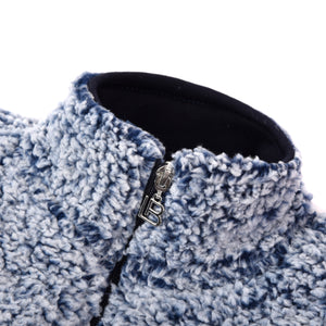 Giacca donna invernale pile sherpa Laura Biagiotti BPJ96592B blu