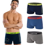 Boxer uomo Lotto LB1274 in cotone elasticizzato 3 pezzi