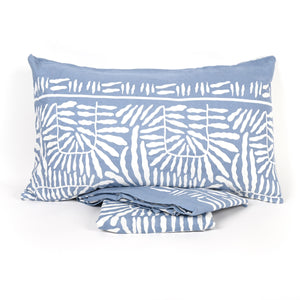 Completo Letto Pompea in flanella a fantasia Leane