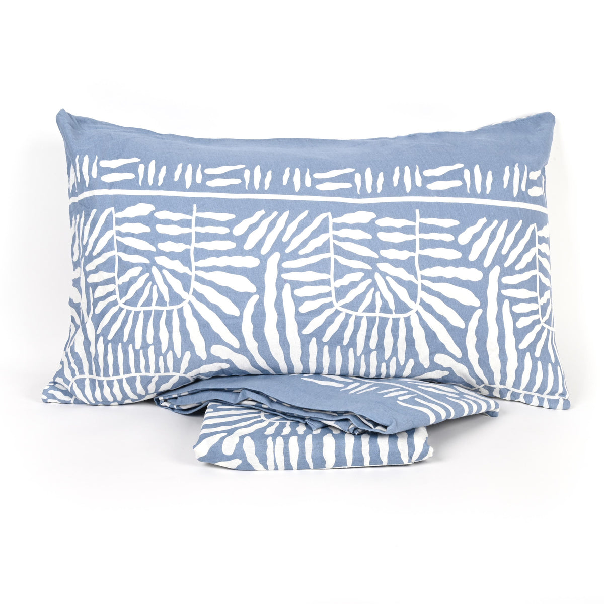 Completo Letto Pompea in flanella a fantasia Leane