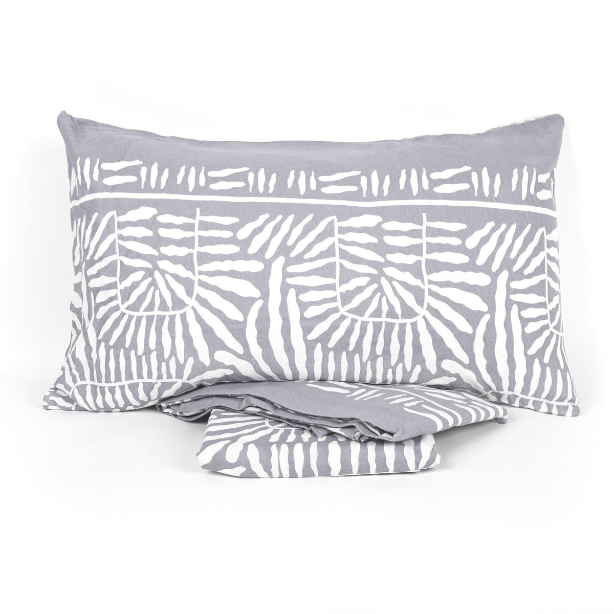 Completo Letto Pompea in flanella a fantasia Leane