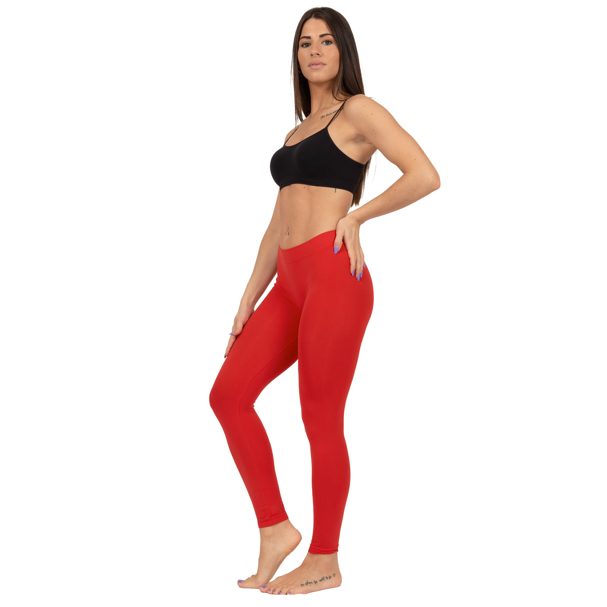 Leggings donna in microfibra elasticizzata Intimorosa