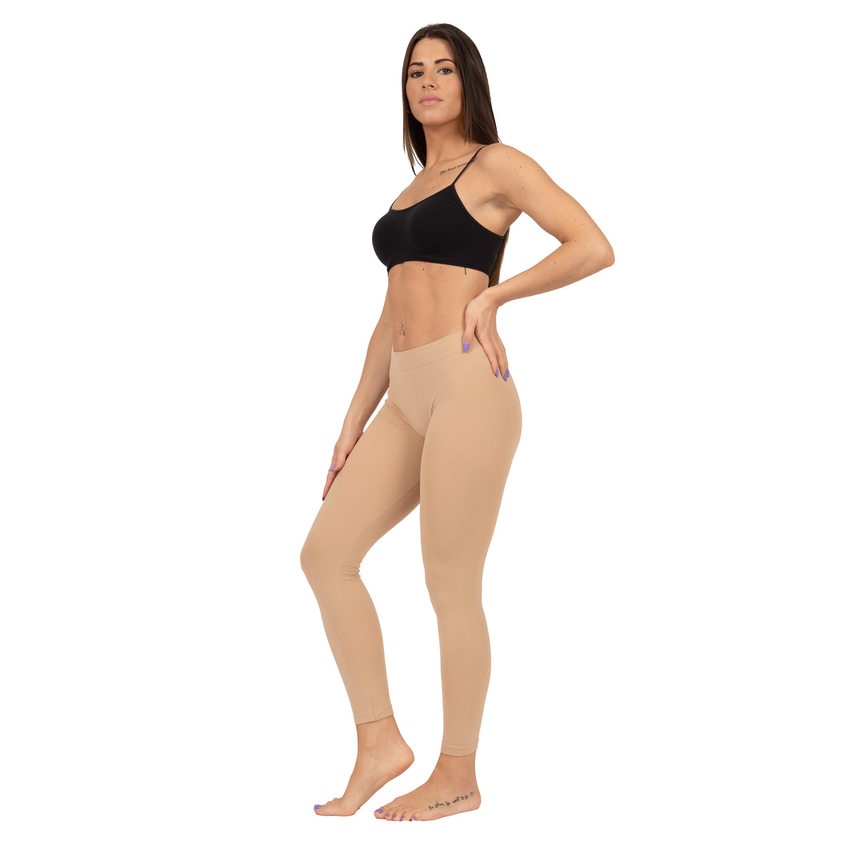 Leggings donna in microfibra elasticizzata Intimorosa
