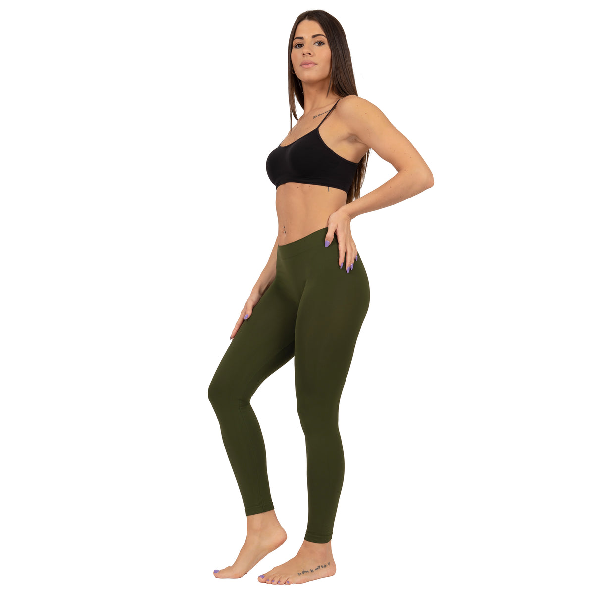 Leggings donna in microfibra elasticizzata Intimorosa