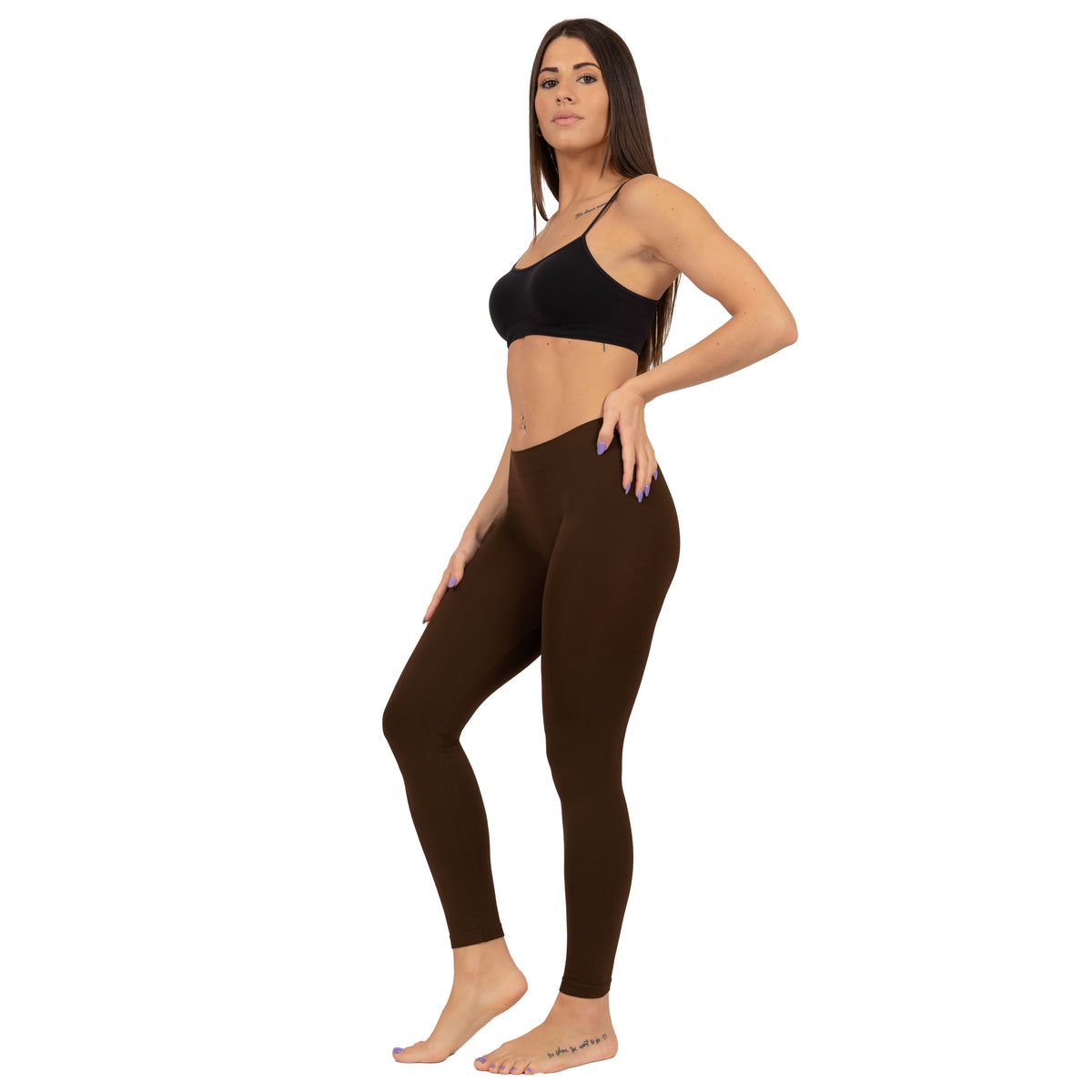 Leggings donna in microfibra elasticizzata Intimorosa