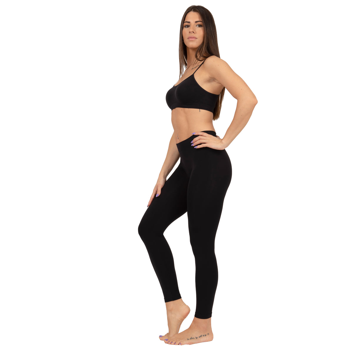 Leggings donna in microfibra elasticizzata Intimorosa