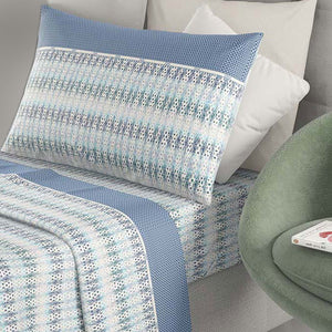 Lenzuola letto 100% cotone naturale Irge Ginevra Gioele