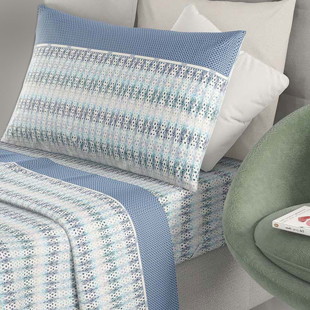 Lenzuola letto 100% cotone naturale Irge Ginevra Gioele