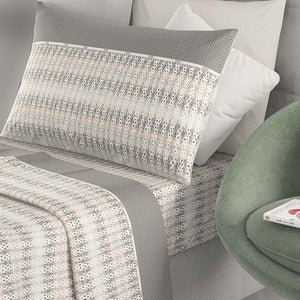 Lenzuola letto 100% cotone naturale Irge Ginevra Gioele
