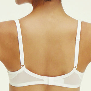 Reggiseno balconcino con ferretto Lepel 401 coppa c d e in tulle 