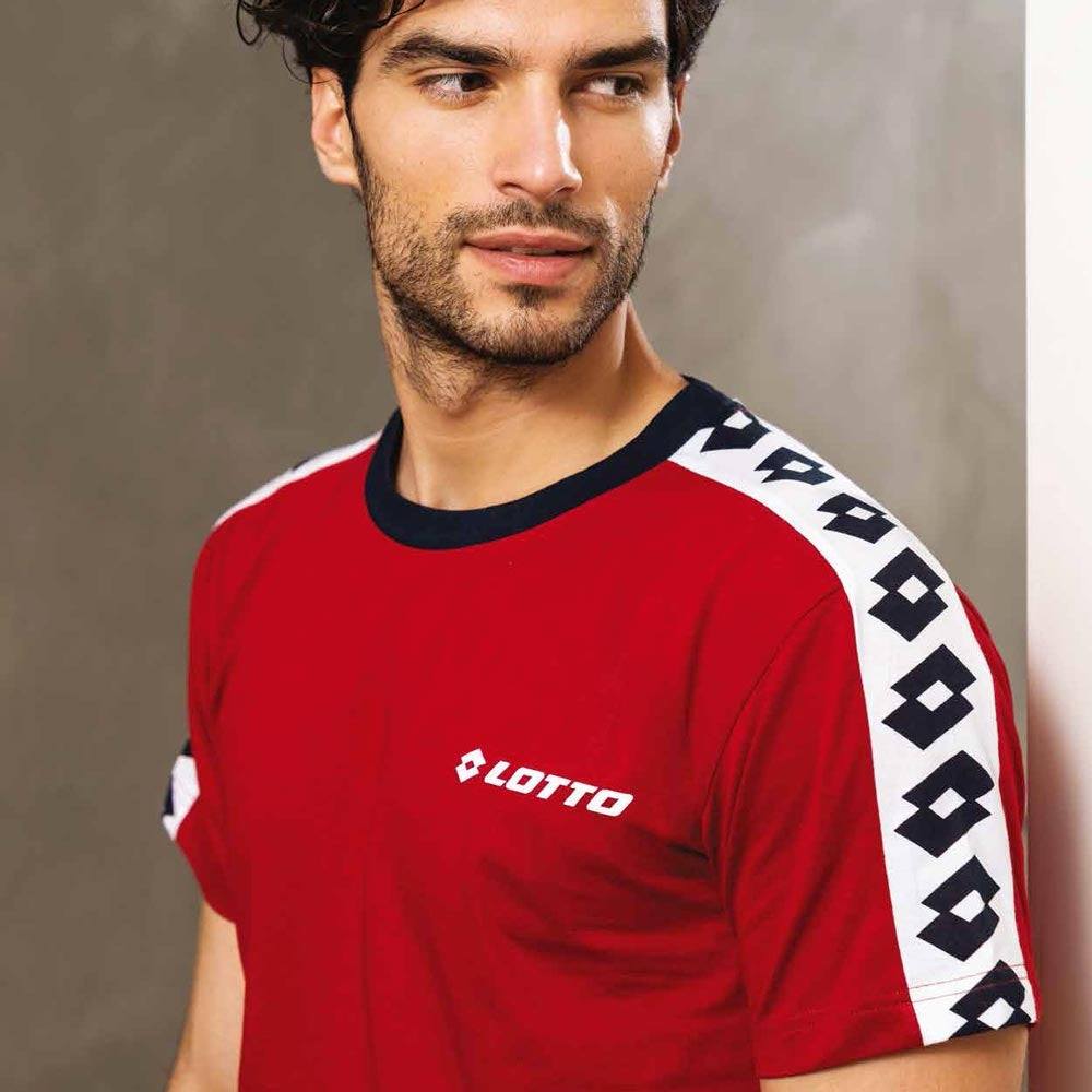 Pigiama uomo estivo Lotto lp5027 sportivo in cotone
