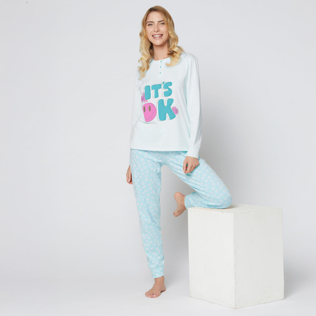 Pigiama Donna in cotone con stampa Cippi LOS545