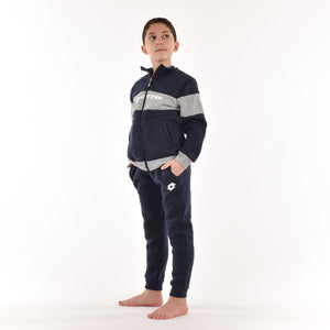 Tuta bambino Lotto LA1054 cotone felpato blu