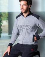 Pigiama uomo Lotto LA6021 in pile grigio