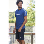 Pigiama uomo Lotto LP5072 corto cotone bluette