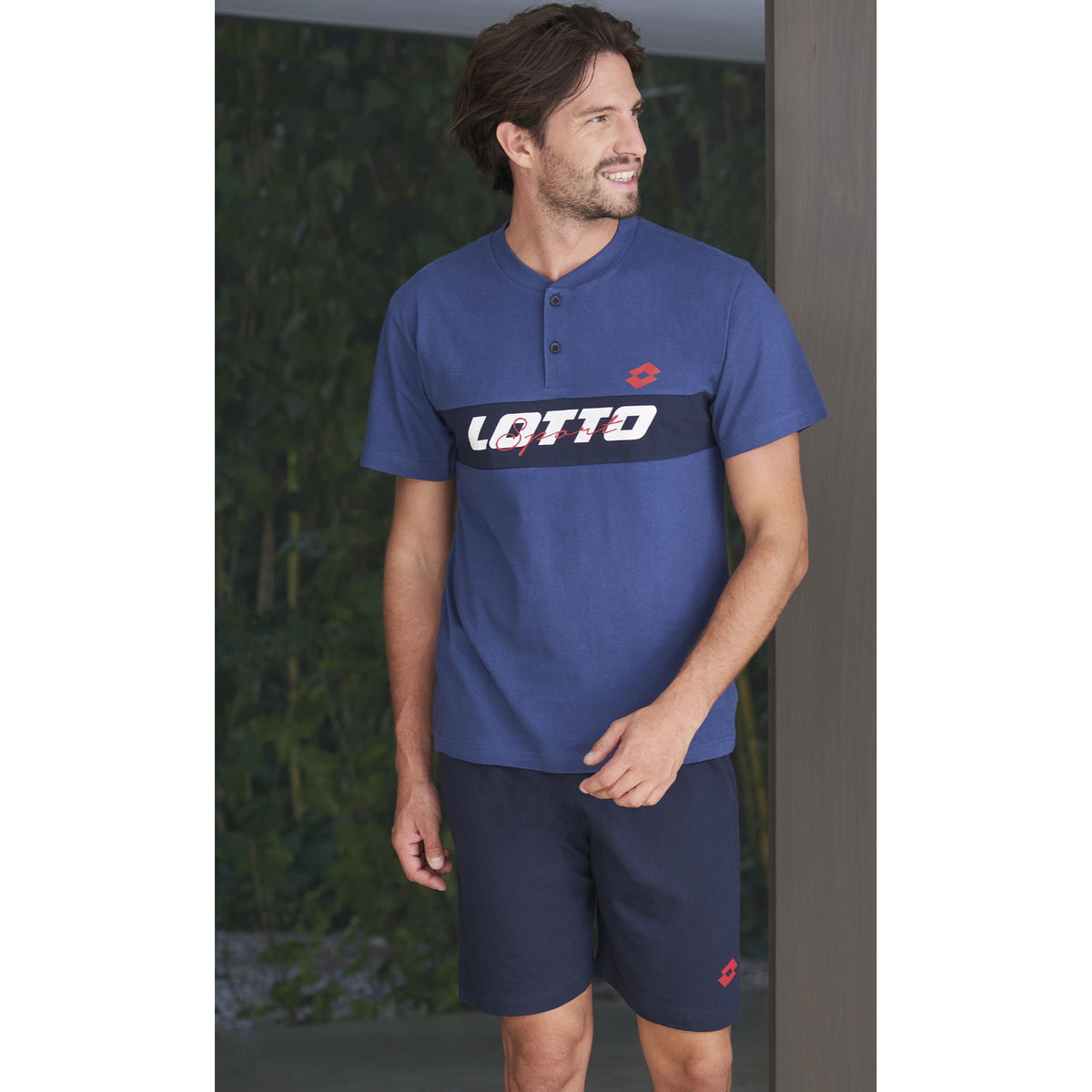 Pigiama uomo lotto LP5075 corto cotone jeans