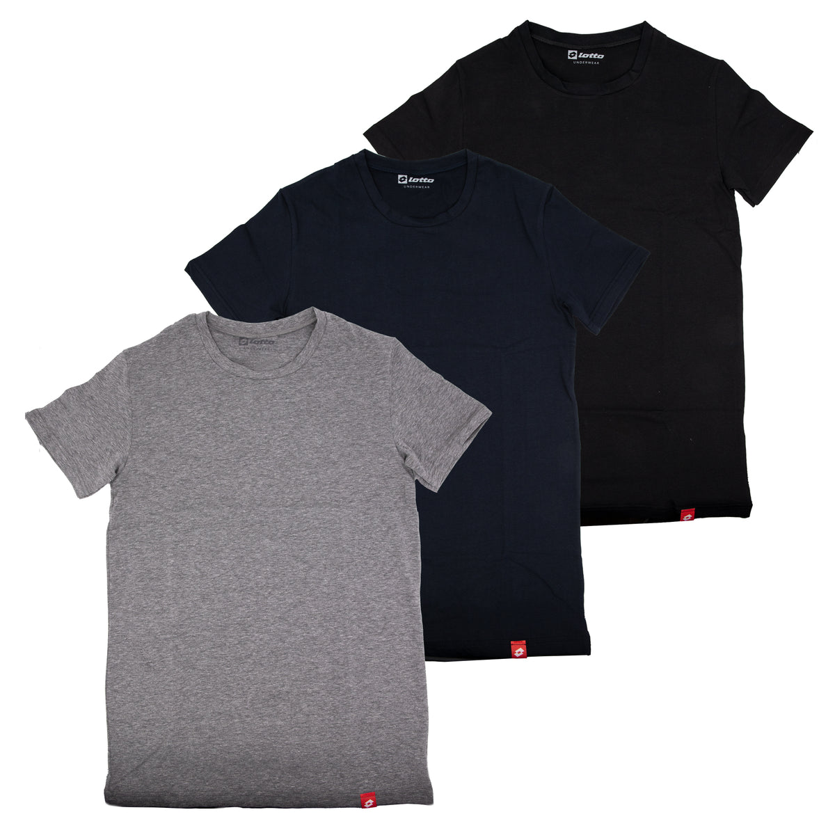 Maglia uomo Lotto LT1000 mezza manica girocollo 3 pz