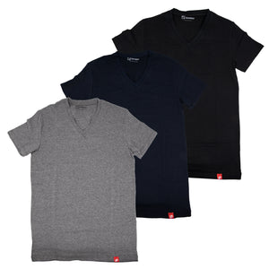Maglia uomo Lotto LT1001 mezza manica scollo a V 3 pz