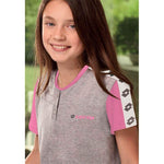 Pigiama ragazza Lotto LP8511 corto cotone grigio melange