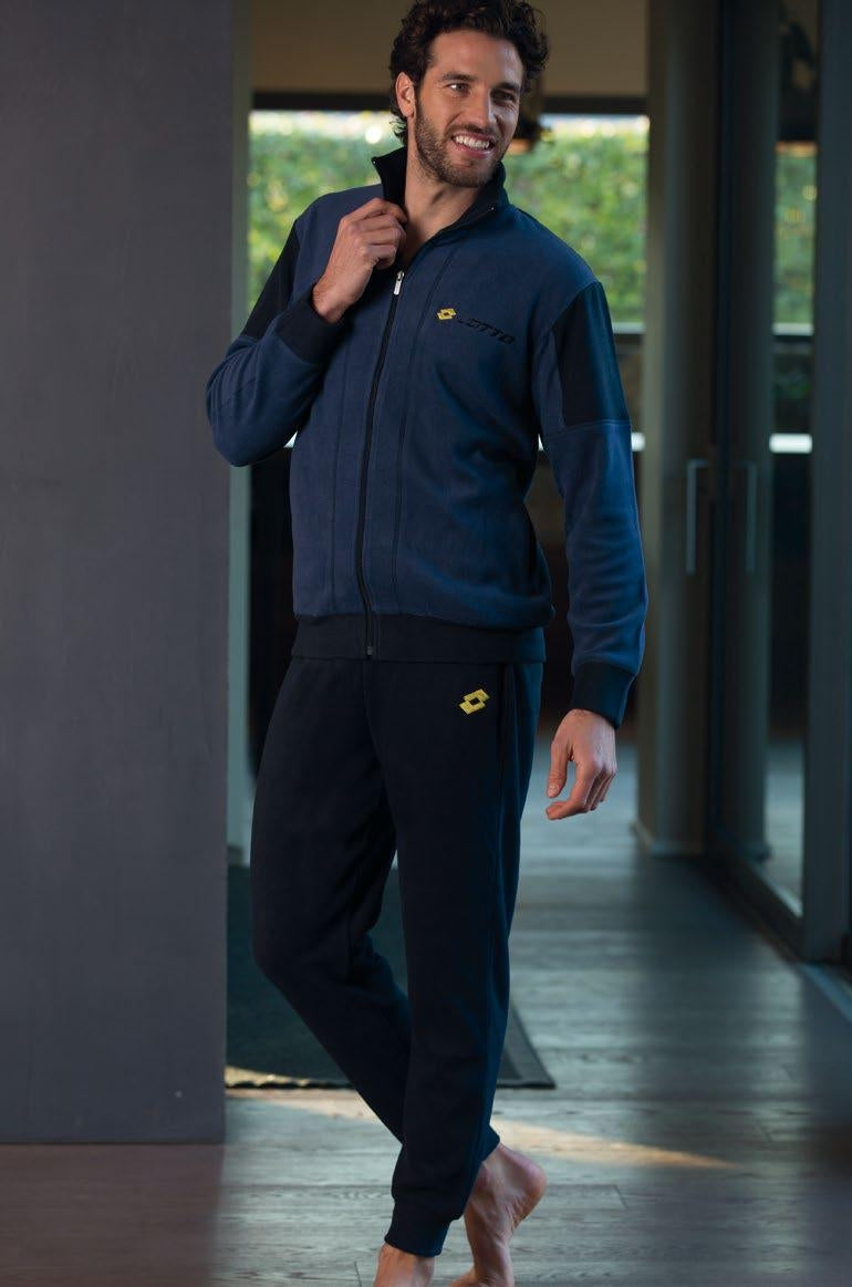 Pigiama uomo Lotto LA6024 in pile jeans
