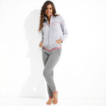 Tuta donna Lotto cotone primaverile LA5000 grigio melange