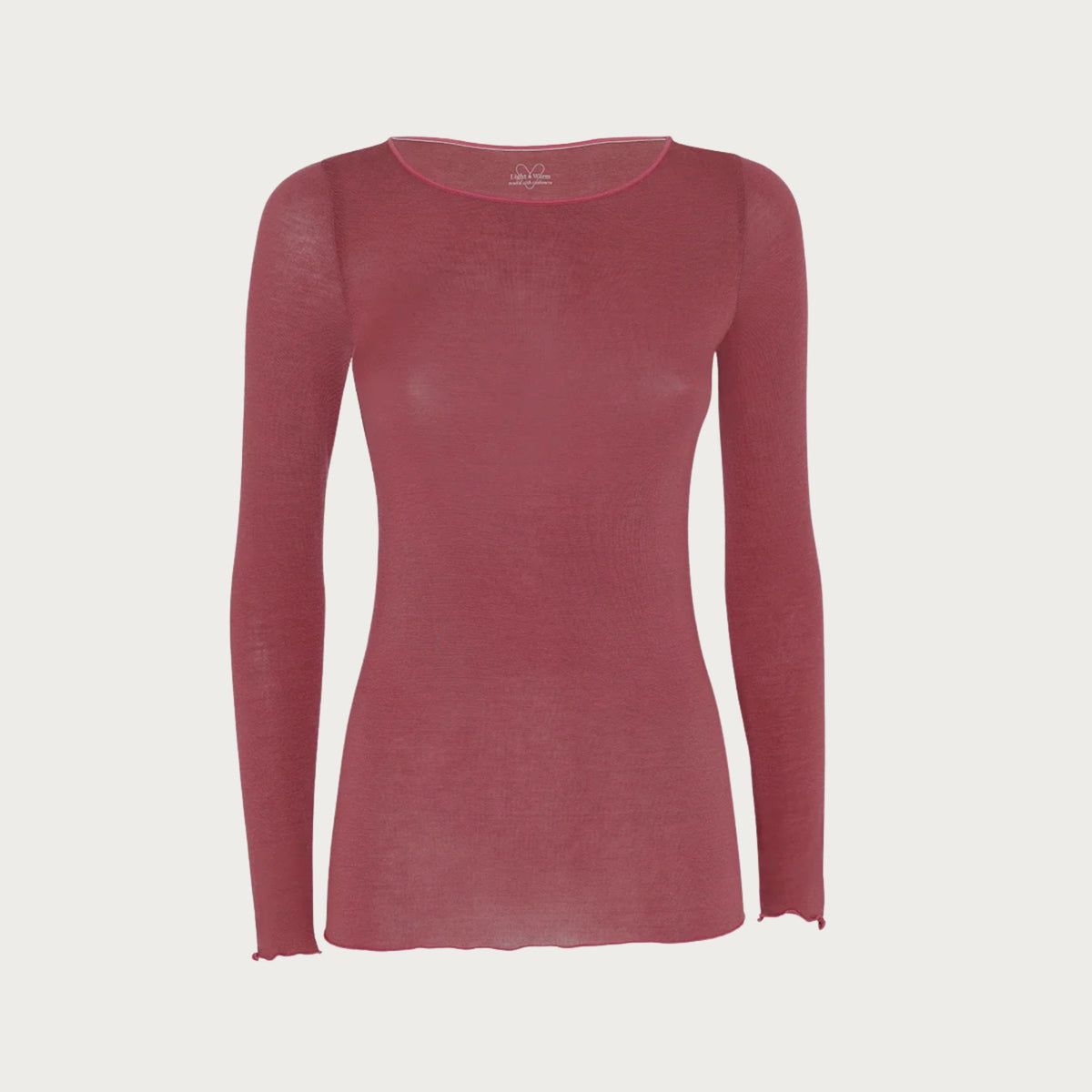 Maglia scollo a barchetta in modal e cashmere Lovable L0DVC
