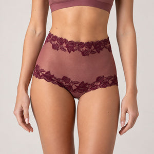 Slip vita alta ricamo floreale e trasparenze Lovable L0FAN