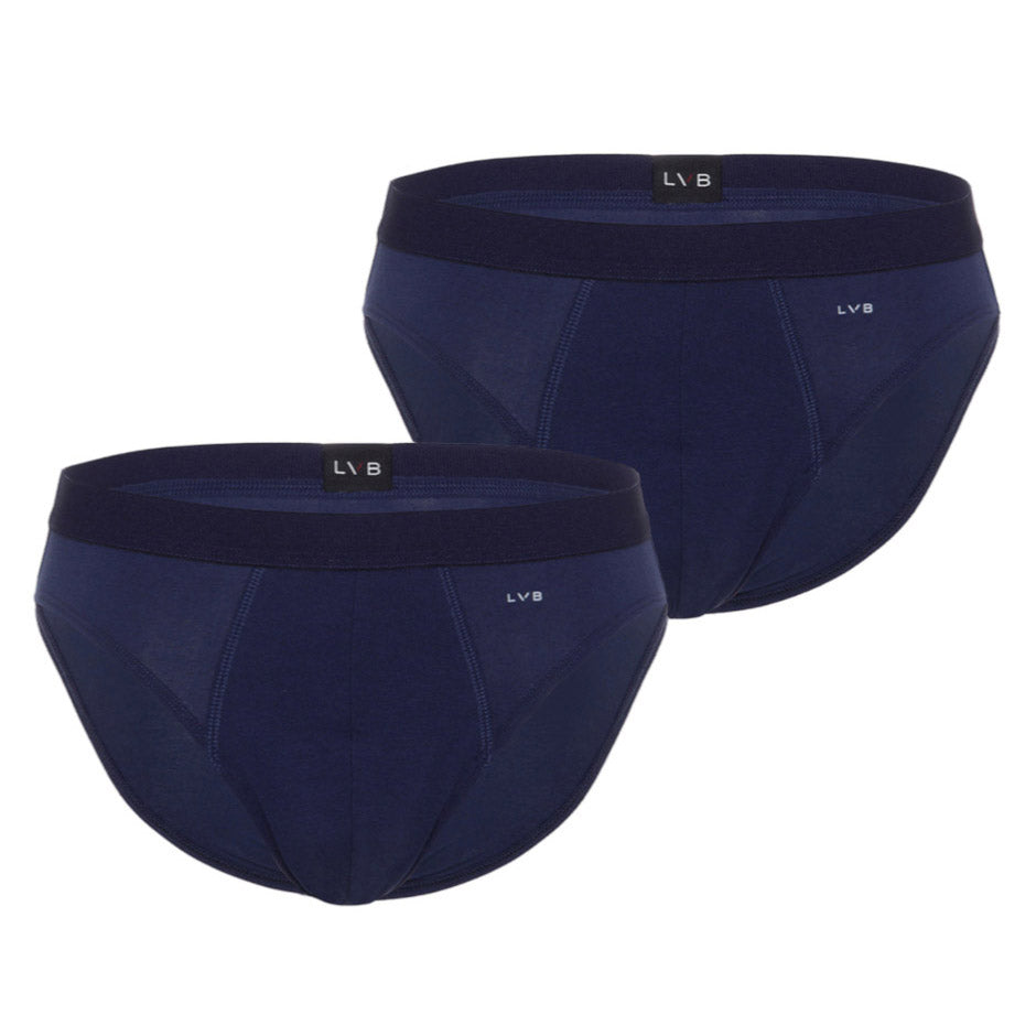 Slip uomo cotone Lovable LVB L09G3 blu 2 pezzi