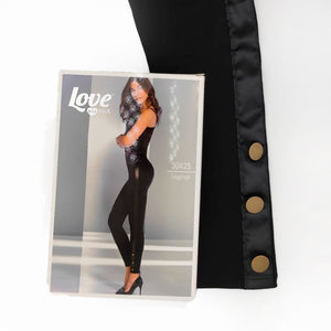 Leggings Love and bra 30425 cotone con bottoncini