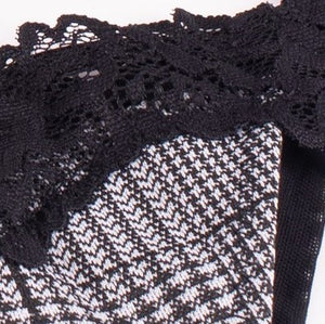 Coordinato completino push-up e brasiliana Love and Bra 35497 nero